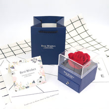 Load image into Gallery viewer, Rose Jewelry Gift Box with Greeting Card and Gift Bag