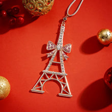 Load image into Gallery viewer, Personalized Photo Projection Tower Ornament – Custom Christmas Tree Decoration