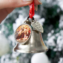 Load image into Gallery viewer, Custom Photo Bell Ornament – “You Are Always in My Heart” Christmas Keepsake Gift