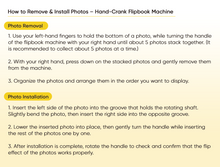 Load image into Gallery viewer, Custom Hand-cranked Flipbook Frame Animation Machine Valentine's Day Gift Detachable Photos Hand Motion Photo Album Brown Handicrafts