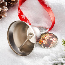 Load image into Gallery viewer, Custom Photo Bell Ornament – “You Are Always in My Heart” Christmas Keepsake Gift