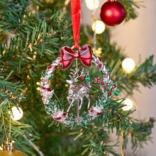 Load image into Gallery viewer, Personalized Photo Projection Ornaments Rotating Elk Shape Christmas Gifts