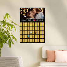 Load image into Gallery viewer, Personalized Scratch-Off Bucket List Poster – Custom Gift for Couple