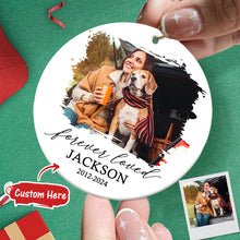 Load image into Gallery viewer, Personalized Memorial Pet Christmas Ornament