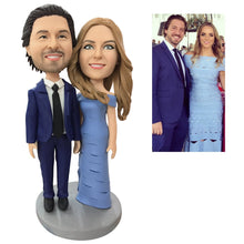 Load image into Gallery viewer, Fully Customizable 2-Person Personalized Bobbleheads