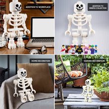 Load image into Gallery viewer, 3D Printed Giant White Skeleton Figure – Enchanting Collectible & Whimsical Home Decor Gift