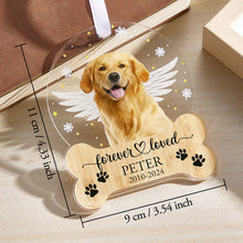 Load image into Gallery viewer, 🎄 Personalized Pet Memorial Ornament – Pet Loss Keepsake Gift for Dog Lovers