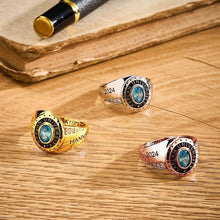Load image into Gallery viewer, Personalized Birthstone Graduation Ring – Gift for Class of 2024 Graduates