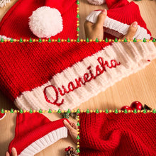 Load image into Gallery viewer, Personalized Embroidered Name Santa Hat – Christmas Gift for Family