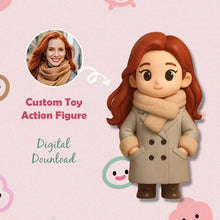 Load image into Gallery viewer, Custom 2-Person 3D Mini Figure from Photo – Personalized Couple Toy Gift