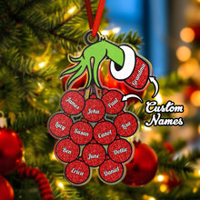 Load image into Gallery viewer, Personalized Family Name Christmas Acrylic Ornament