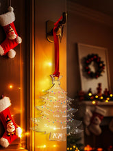 Load image into Gallery viewer, Personalized Family Name Christmas Tree Acrylic Ornament