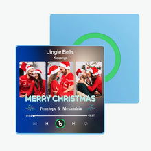Load image into Gallery viewer, FridgeBeats Framed 4.0 Custom 3 Photos Music Fridge Magnet – Bluetooth Playable Christmas Gift
