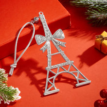 Load image into Gallery viewer, Personalized Tower Photo Projection Ornament – Christmas Tree Decoration Gift