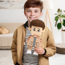 Load image into Gallery viewer, Fully Customizable Cute Giant Minifig – Personalized Full-Body Brick Figure Gift for Boy