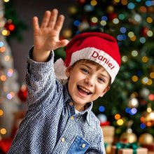 Load image into Gallery viewer, Personalized Embroidered Name Santa Hat – Christmas Gift for Family