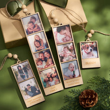 Load image into Gallery viewer, Personalized Photo Wooden Frame Ornament for Christmas Gifts