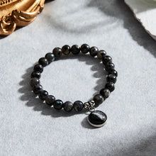 Load image into Gallery viewer, Custom Moon Phase Beads Bracelet – Luminous Gift for Her