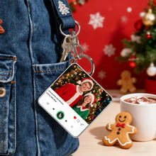 Load image into Gallery viewer, FridgeBeats Custom Photo & Text Music Keychain – Playable Music Box Bag Charm