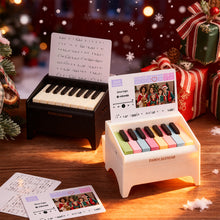 Load image into Gallery viewer, Custom Photo & Date Playable Piano Bluetooth Speaker – Personalized Gift for Piano Lovers