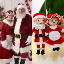 Load image into Gallery viewer, Full Body Custom Crochet Dolls – Personalized Handmade Mini Look-Alike Christmas Gifts