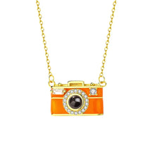 Load image into Gallery viewer, Personalized Photo Necklace Projection Gem Camera Necklace Anniversary Gifts for Her