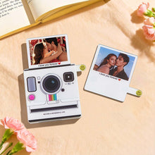 Load image into Gallery viewer, Custom Instant-Style Photo Music Fridge Magnet – Light-Up Songs Gift