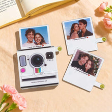 Load image into Gallery viewer, Custom Instant-Style Photo Music Fridge Magnet – Light-Up Songs Gift