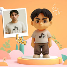 Load image into Gallery viewer, Custom 2-Person 3D Mini Figure from Photo – Personalized Couple Toy Gift