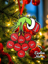 Load image into Gallery viewer, Personalized Family Name Christmas Acrylic Ornament