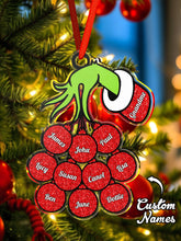 Load image into Gallery viewer, Personalized Family Name Christmas Acrylic Ornament