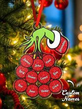 Load image into Gallery viewer, Personalized Family Name Christmas Acrylic Ornament