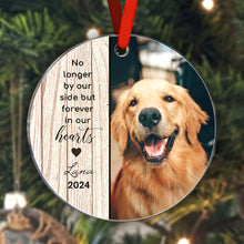 Load image into Gallery viewer, Personalized Pet Christmas Ornament with Photo