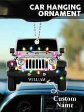 Load image into Gallery viewer, Personalized Acrylic Car Ornament with Name for Christmas Gift