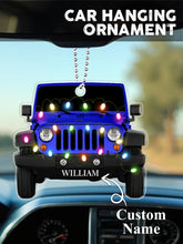 Load image into Gallery viewer, Personalized Acrylic Car Ornament with Name for Christmas Gift