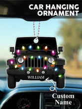 Load image into Gallery viewer, Personalized Acrylic Car Ornament with Name for Christmas Gift