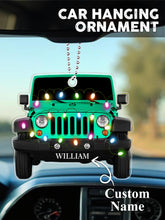 Load image into Gallery viewer, Personalized Acrylic Car Ornament with Name for Christmas Gift