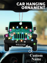 Load image into Gallery viewer, Personalized Acrylic Car Ornament with Name for Christmas Gift