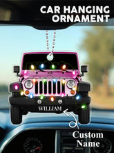 Load image into Gallery viewer, Personalized Acrylic Car Ornament with Name for Christmas Gift