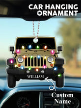 Load image into Gallery viewer, Personalized Acrylic Car Ornament with Name for Christmas Gift