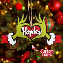 Load image into Gallery viewer, Personalized Name Family Christmas Ornament – Unique Holiday Gift