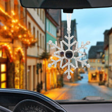 Load image into Gallery viewer, Personalized Snowflake Photo Projection Christmas Ornament