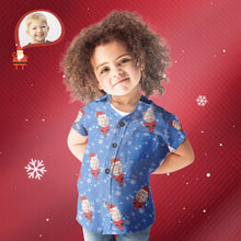Load image into Gallery viewer, Custom Face Santa All-Over Print Matching Christmas Hawaiian Outfits