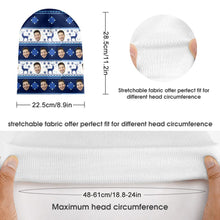 Load image into Gallery viewer, Custom Face Knit Beanie – Warm Soft Winter Christmas Hat