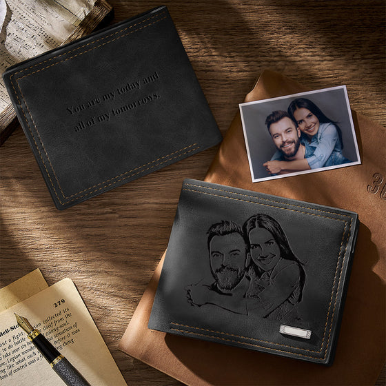 Personalized Engraved Photo Frame – Men’s Memorial & Valentine’s Gift