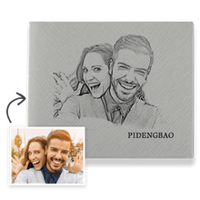 Load image into Gallery viewer, Custom Stylish Photo Printed PU Leather Wallet – Personalized Gift Choice