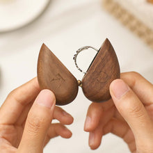 Load image into Gallery viewer, Secret Engraved Heart Flip Ring Box – Personalized Unique Jewelry Box
