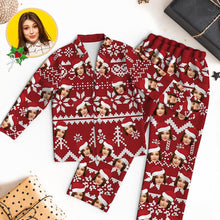 Load image into Gallery viewer, Custom Face Christmas Pajamas – Festive Personalized Sleepwear
