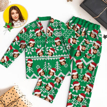 Load image into Gallery viewer, Custom Face Christmas Pajamas – Festive Personalized Sleepwear