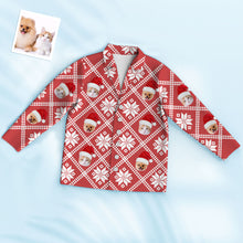 Load image into Gallery viewer, Custom Photo Face Pajamas – Creative Christmas Atmosphere Gifts
